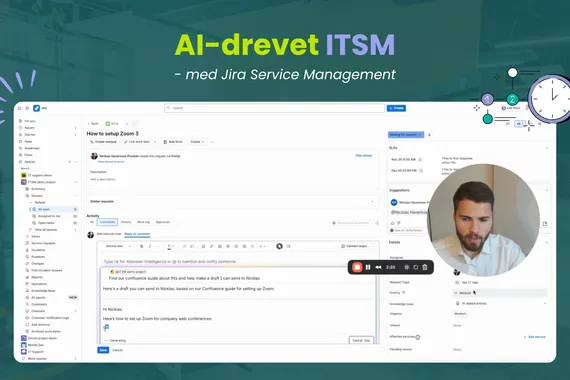 AI-drivet ITSM med Jira Service Management