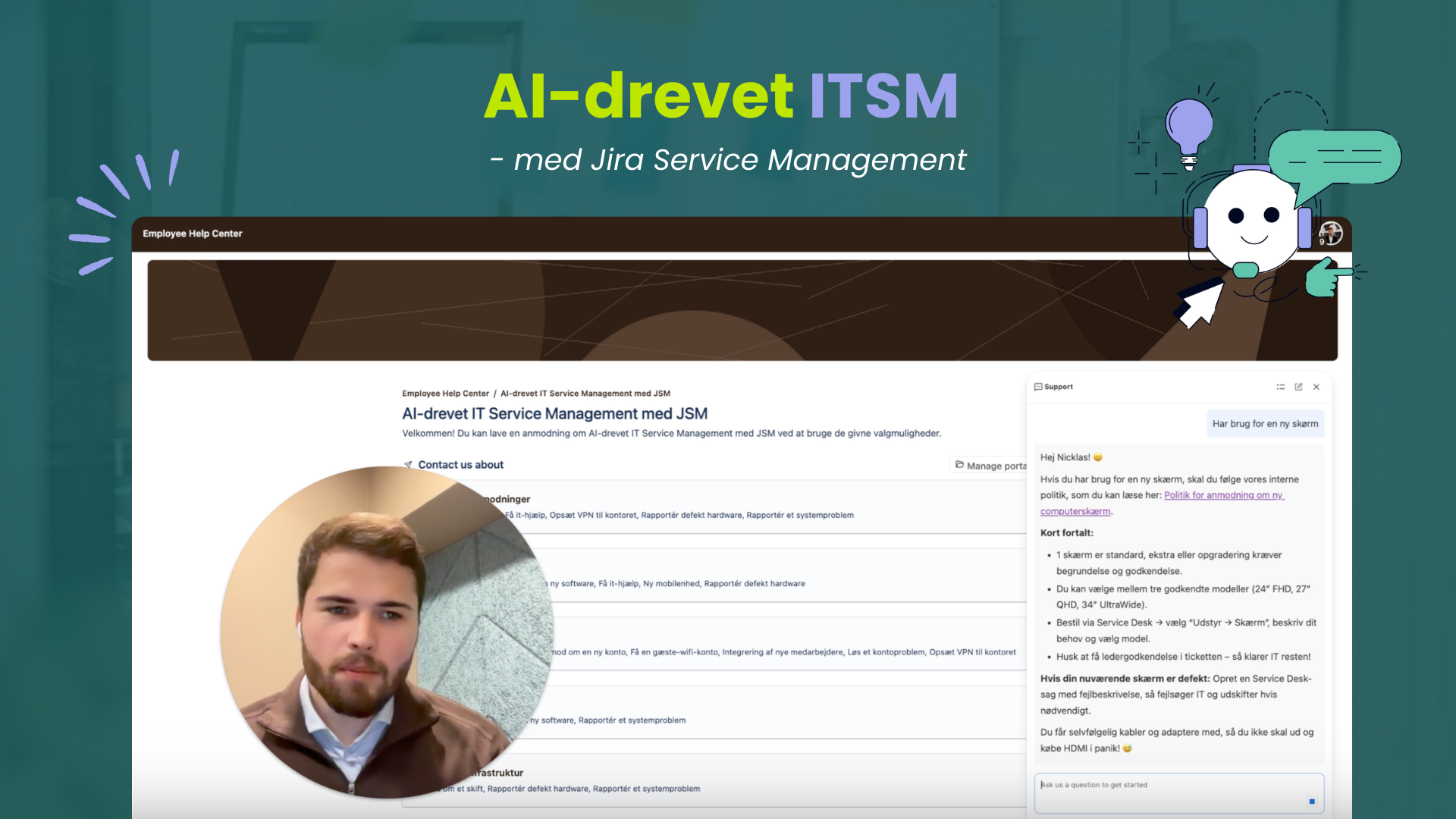 AI-drivet ITSM med Jira Service Management