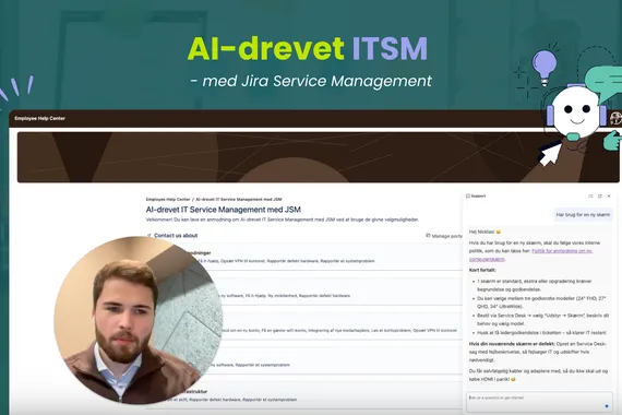 AI-drivet ITSM med Jira Service Management