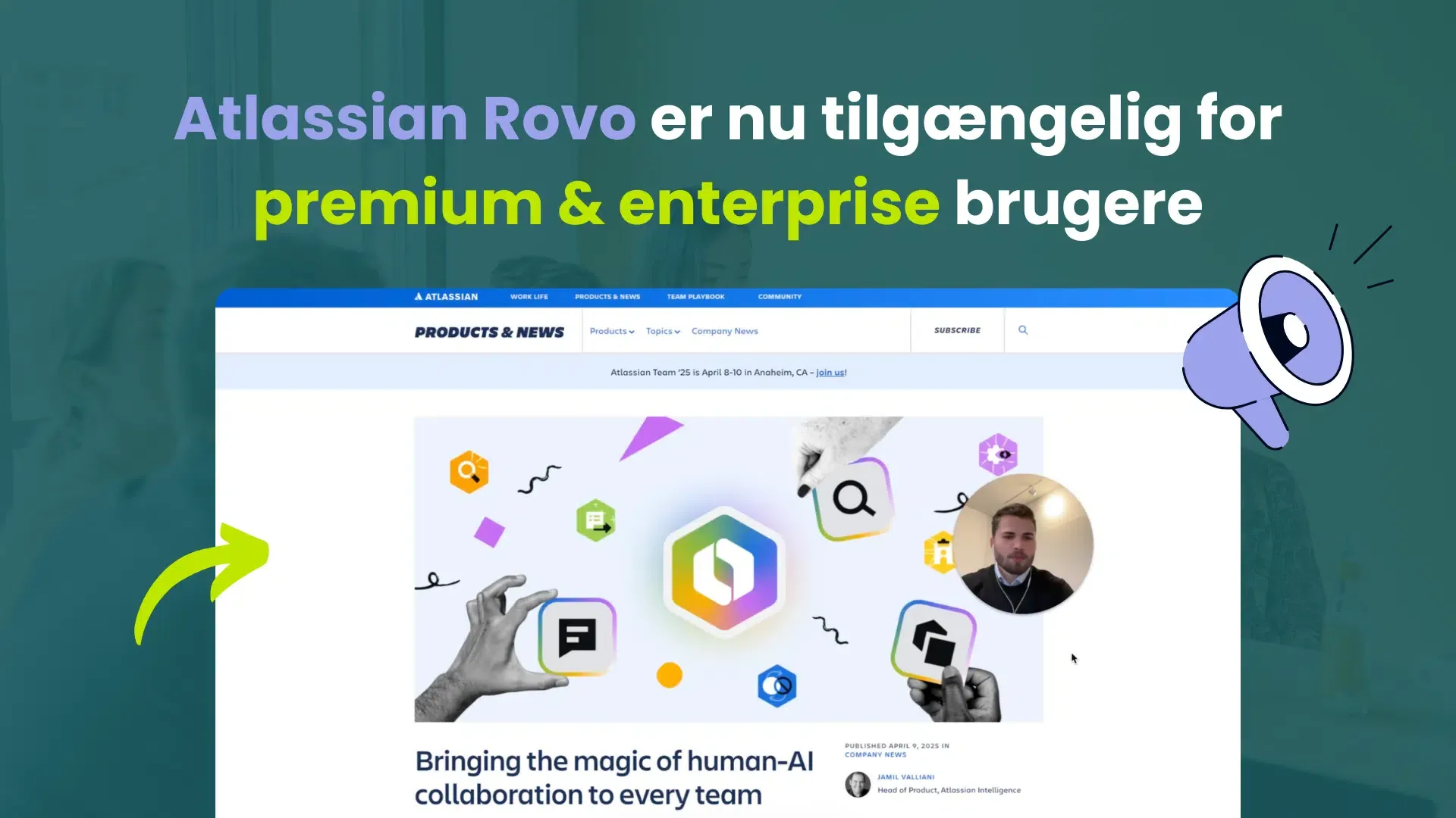 Atlassian Rovo är nu tillgängligt för premium- och enterprise-användare