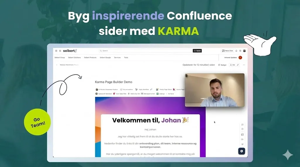Bygg inspirerande Confluence-sidor med KARMA