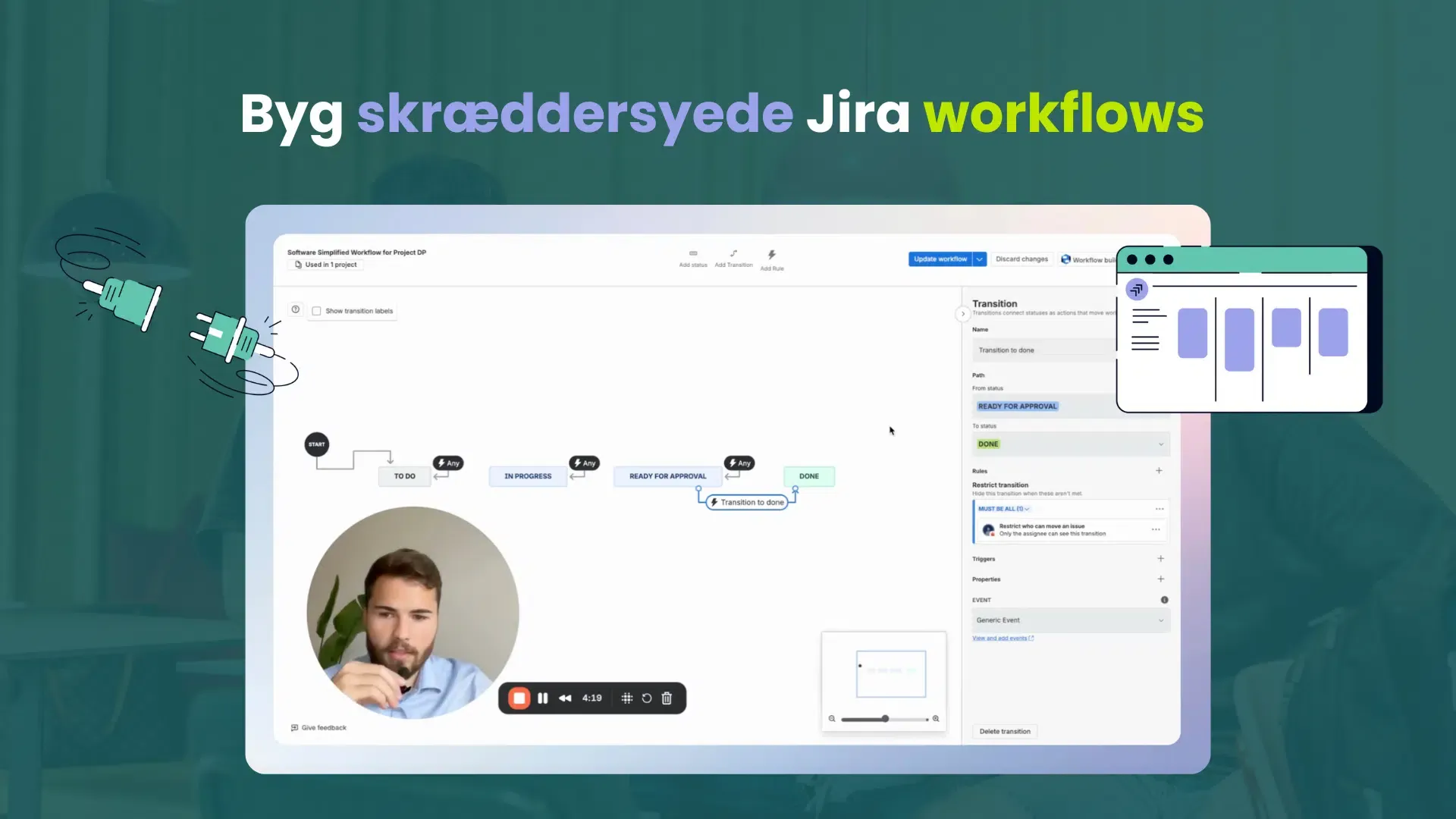 Bygg skräddarsydda Jira-arbetsflöden