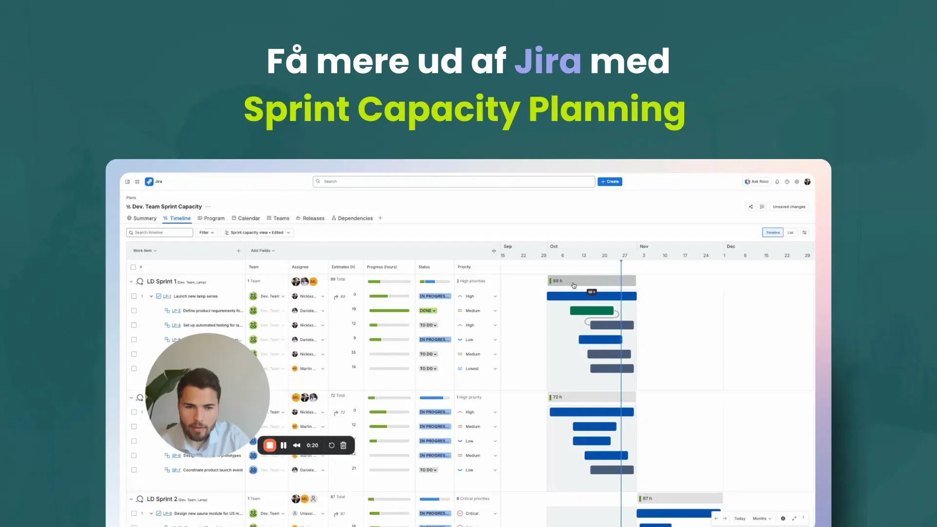 Få mer ut av Jira med Sprint Capacity Planning