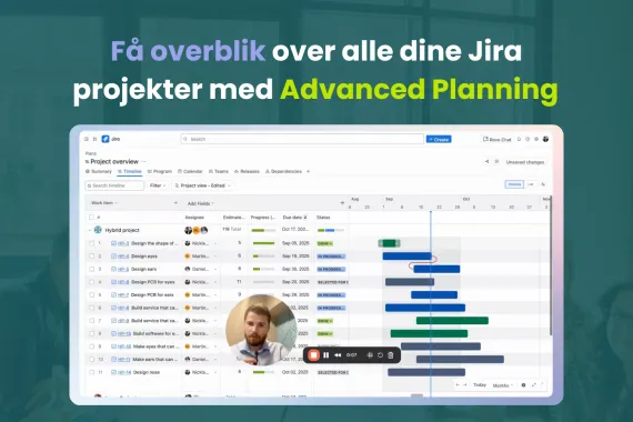 Få överblick över alla dina Jira-projekt med Advanced Planning