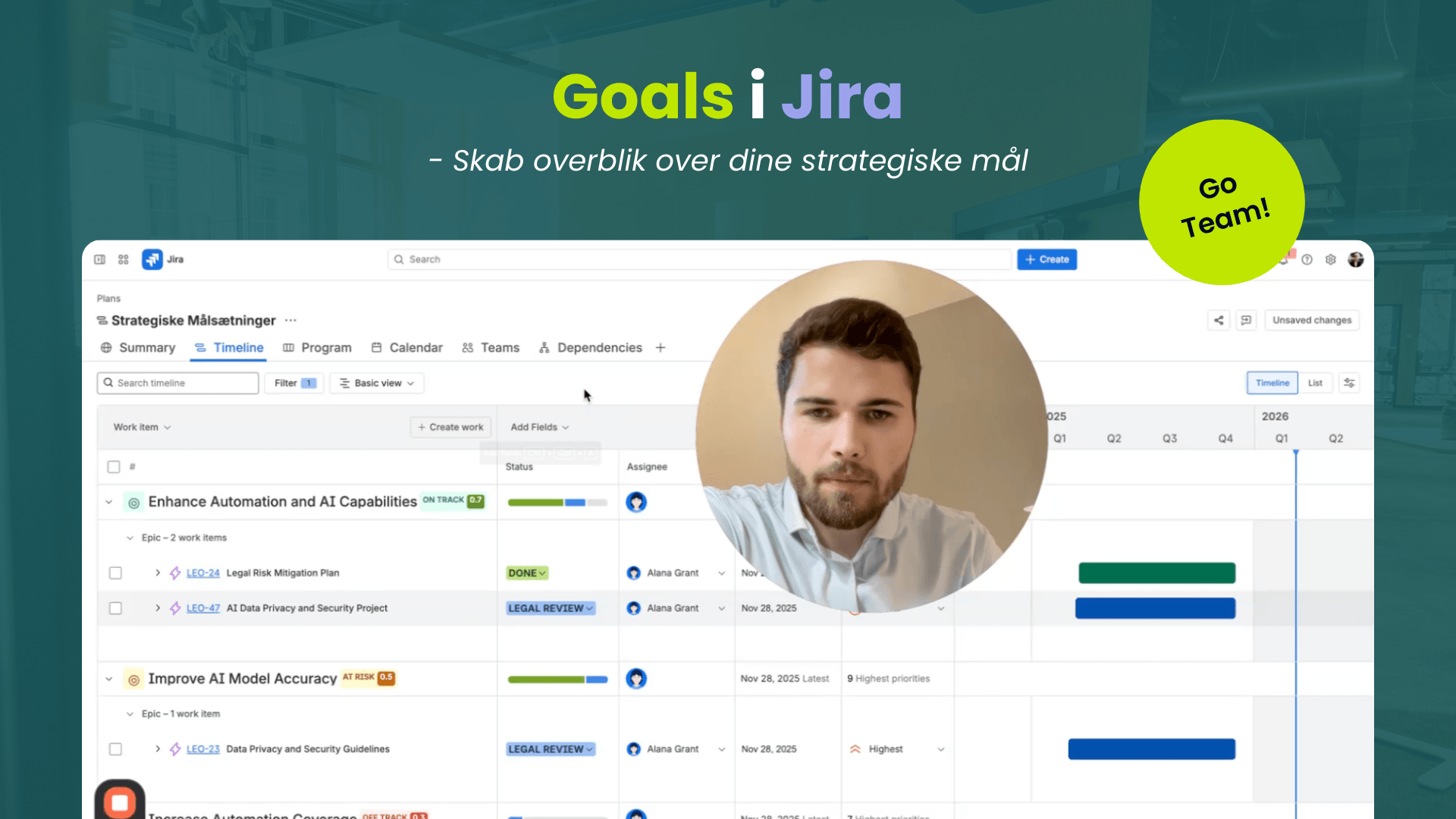 Goals i Jira: Skapa överblick över dina strategiska mål