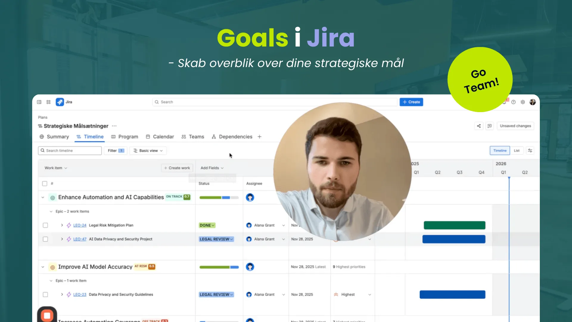 Goals i Jira: Skapa överblick över dina strategiska mål