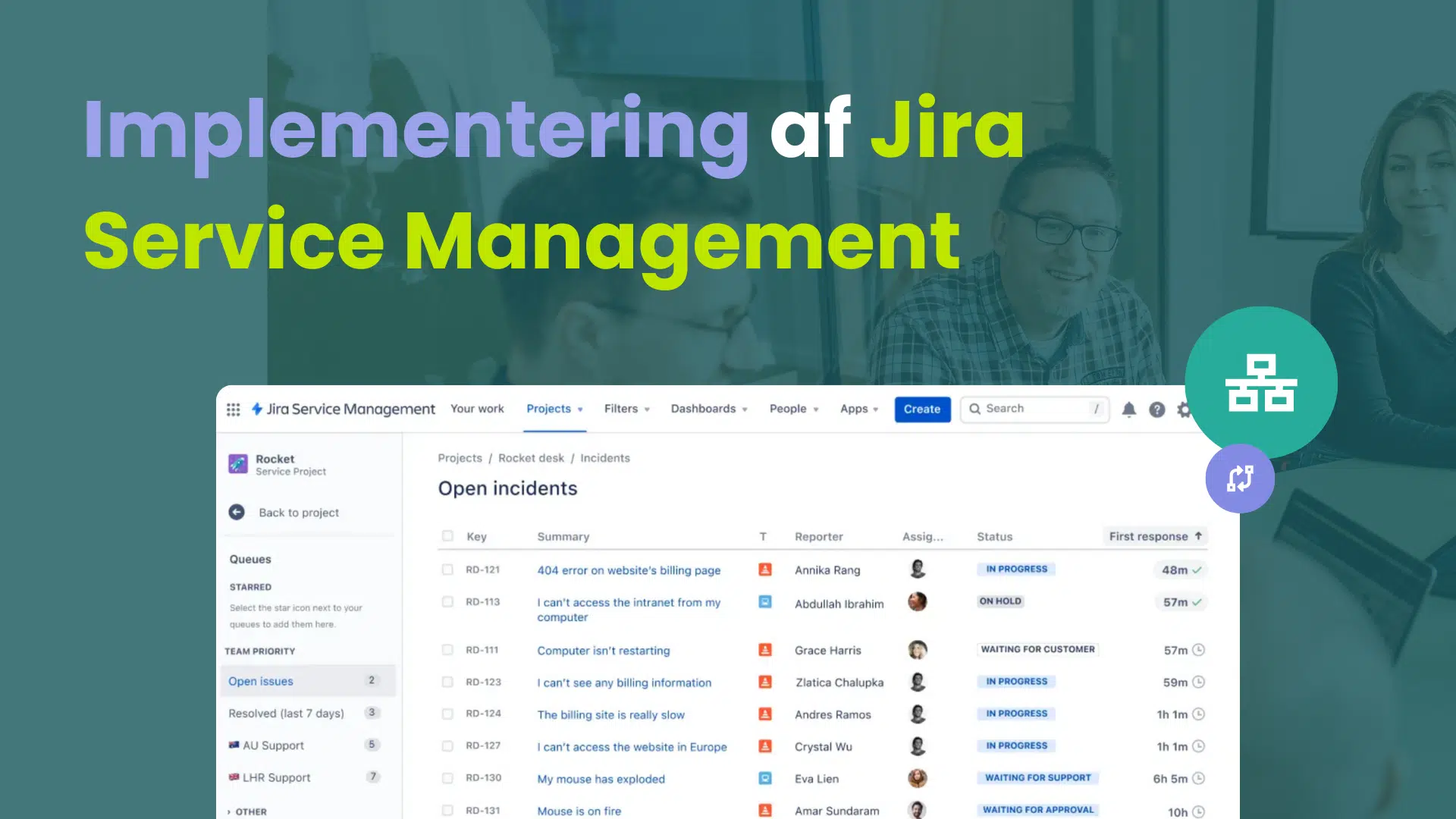 Implementering av Jira Service Management