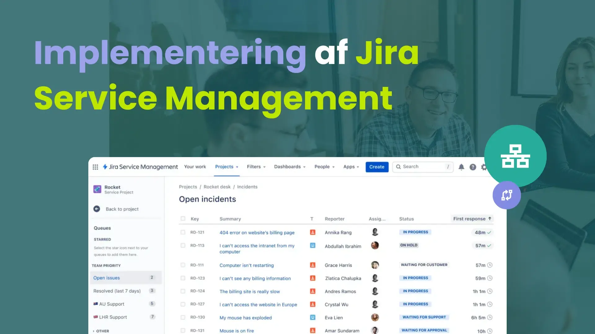 Implementering av Jira Service Management