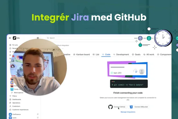 Integrera Jira med GitHub och få överblick över utvecklingsarbetet