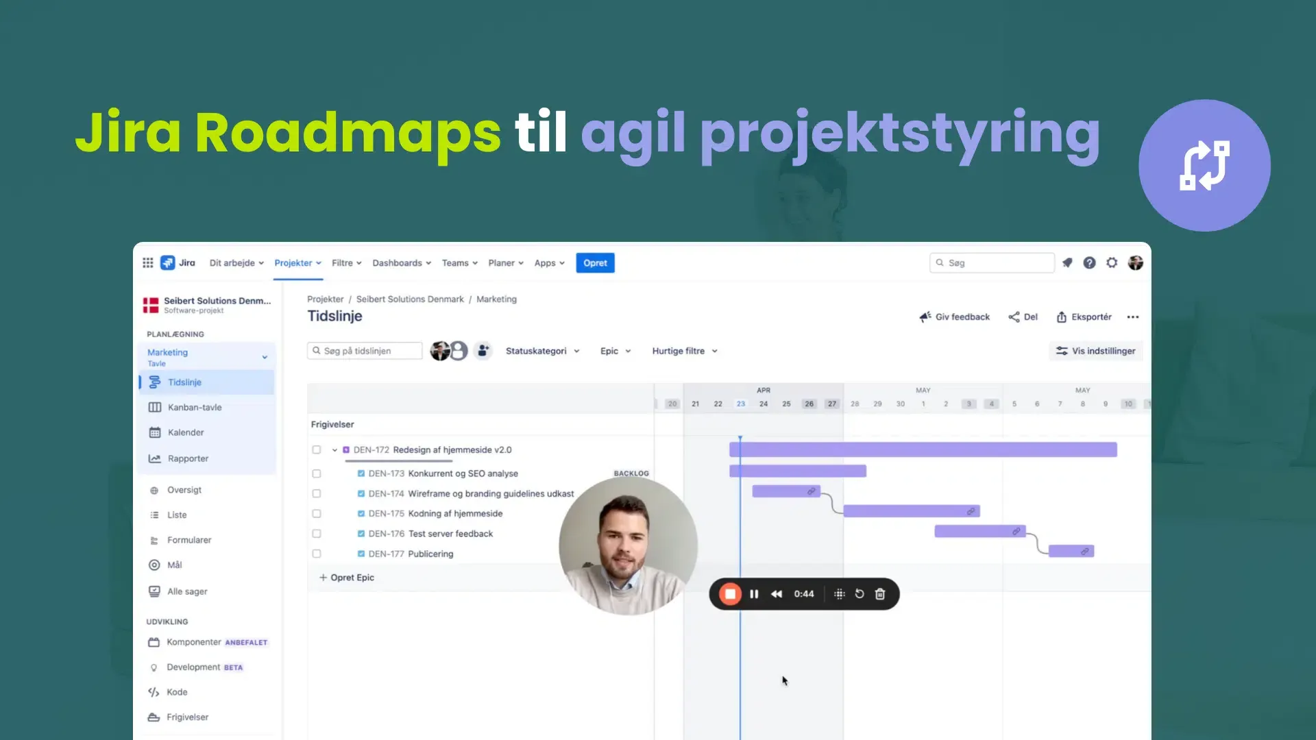 Jira Roadmaps för agil projektledning