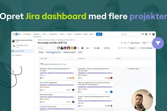 Skapa ett Jira-dashboard med flera projekt