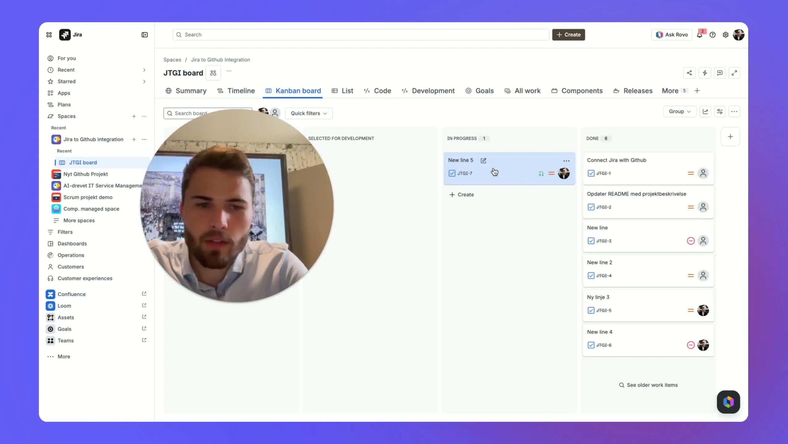 Code Overview med data tvärs över repositories