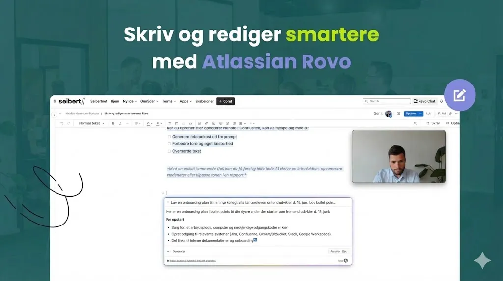 Skriv och redigera smartare med Atlassian Rovo