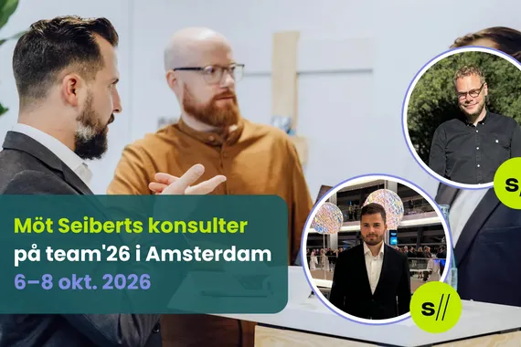 Seibert Solutions Danmark deltar på team'26 Europe i Amsterdam